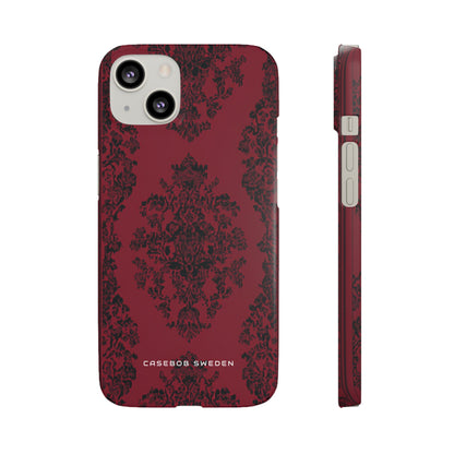 Gothic Crimson Elegance iPhone 13 - Slim Phone Case