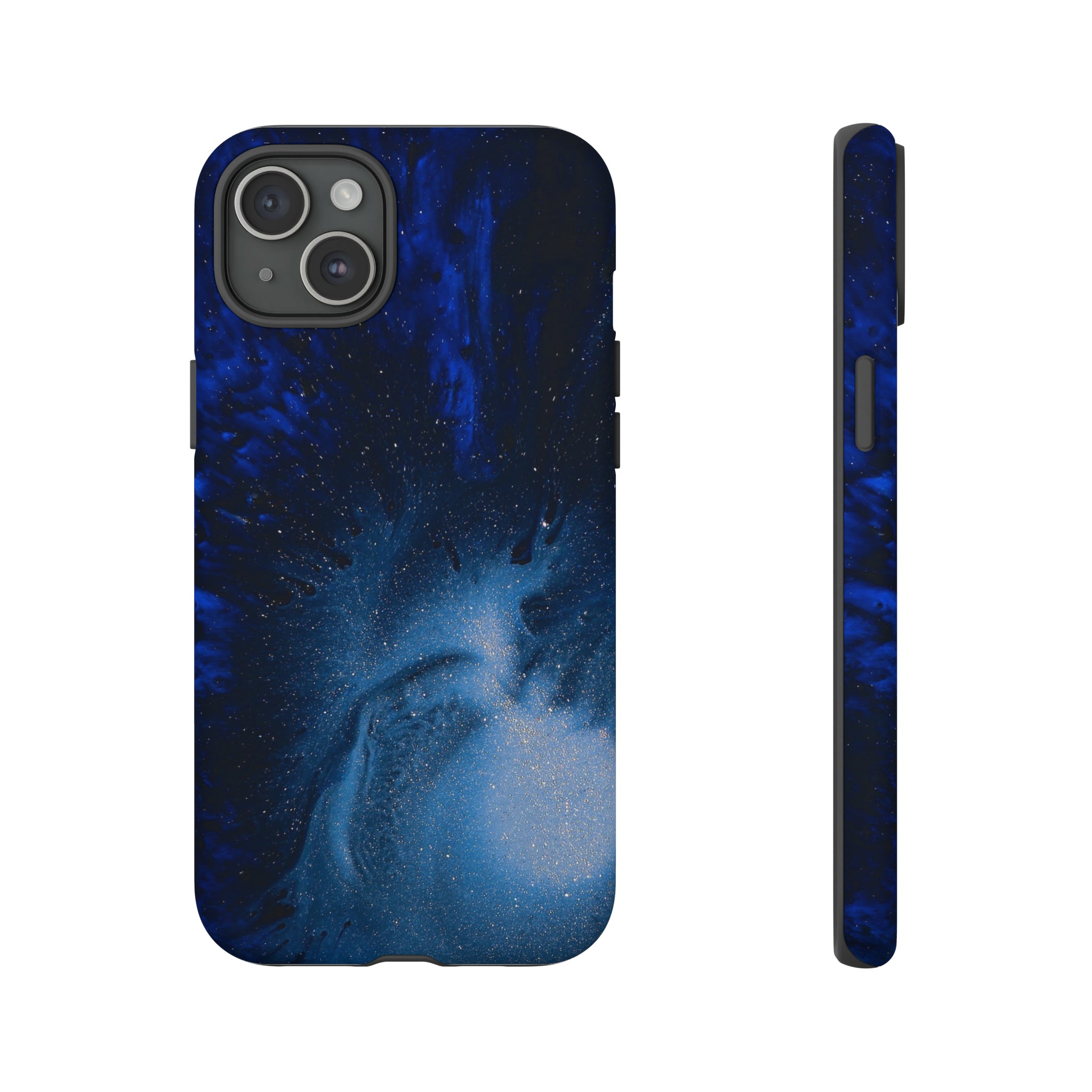 Winter Blue Ink Art - Protective Phone Case