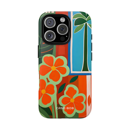 Orange Blossom Radiance iPhone 16 Pro Case - Tough