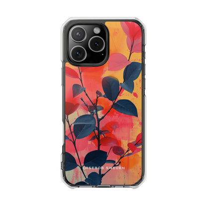 Vivid Floral Harmony iPhone 16 - Clear Impact Phone Case