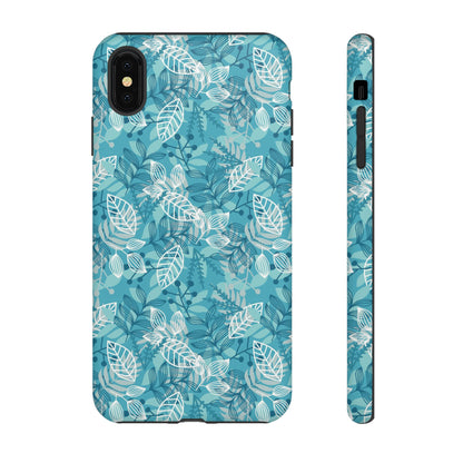 Spring Blue Leaf - Protective Phone Case