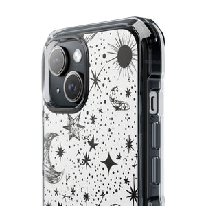 Retro Space Odyssey - Phone Case for iPhone (Clear Impact - Magnetic)