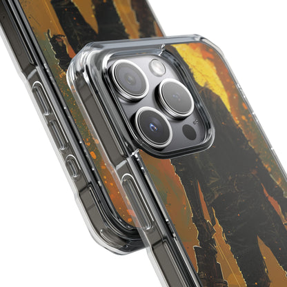 Crimson Fallout Horizon iPhone 15 - Impact Clear+