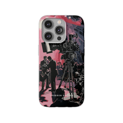 Retro Cinematic Spotlight iPhone 14 - Flexi Phone Case