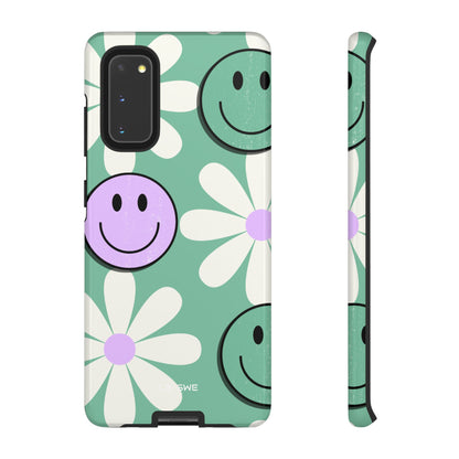 Playful Retro Blooms - Samsung Case
