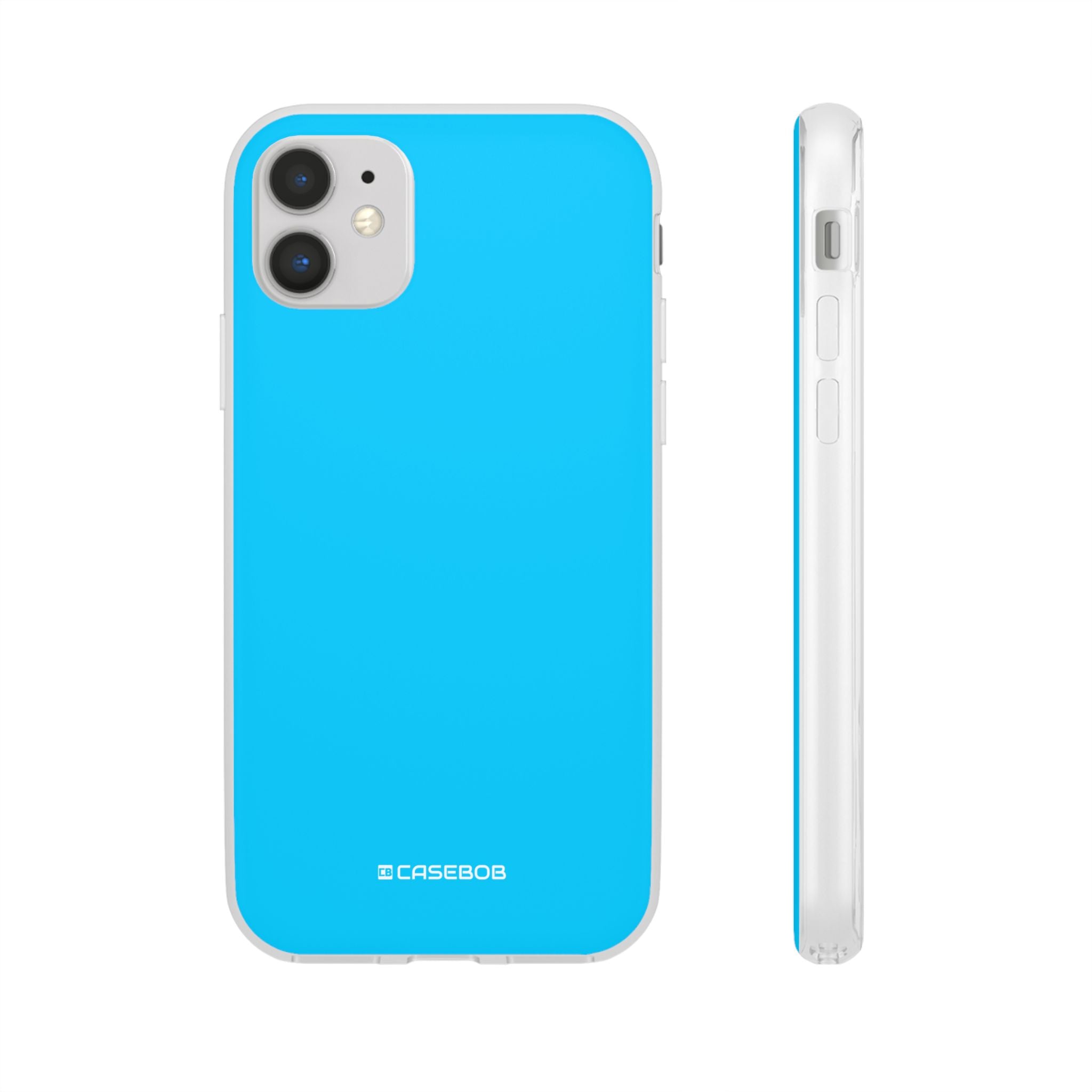 Vivid Sky Blue | Phone Case for iPhone (Flexible Case)