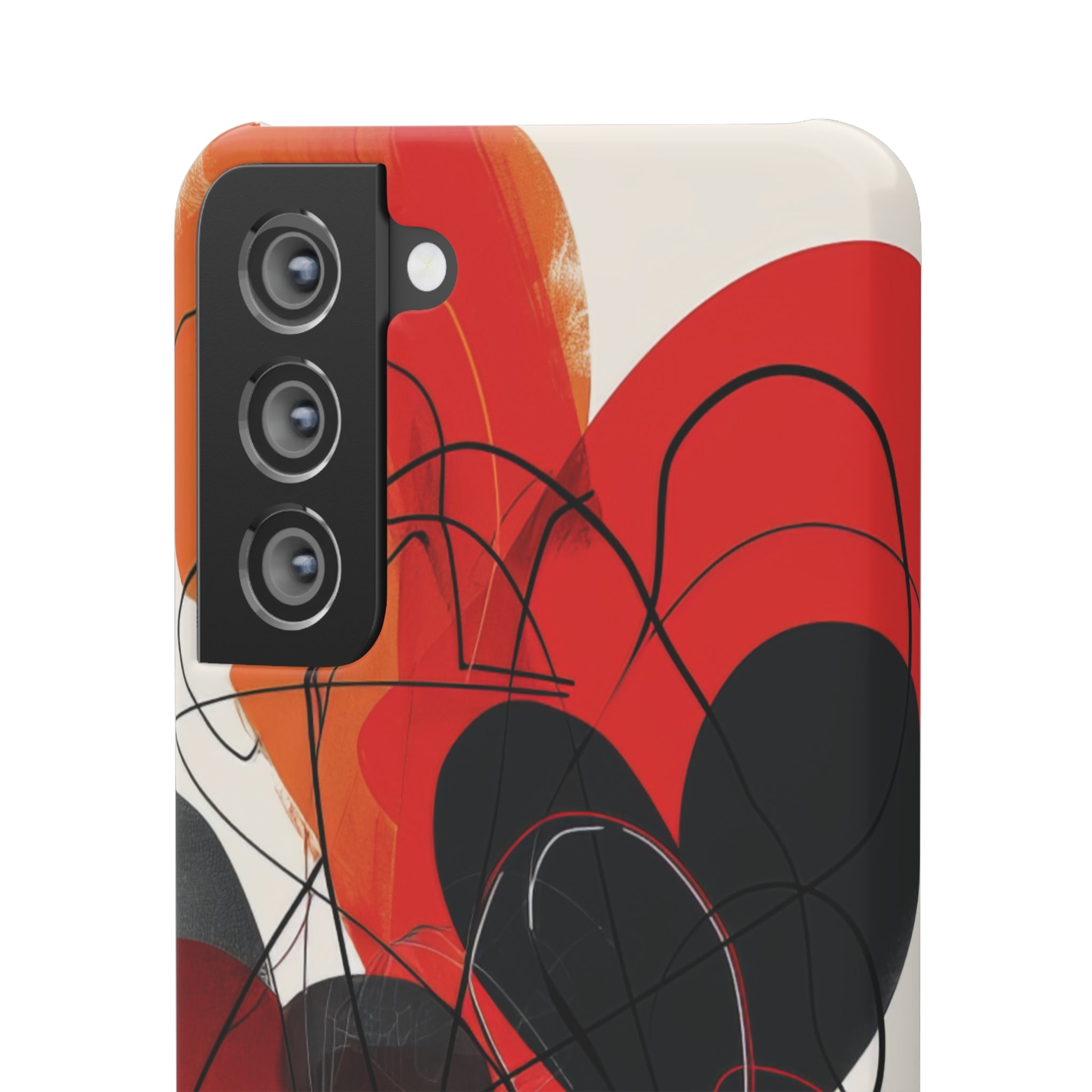 Fiery Hearts | Slim Phone Case for Samsung