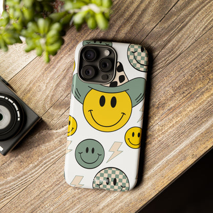 Pop Art Smiley Party - iPhone Case