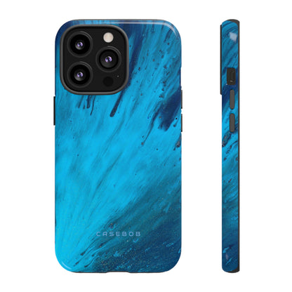 Light Blue Ink Art | Phone Case