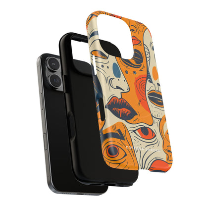 Gradient Face Mosaic iPhone 16 | Tough+ Phone Case