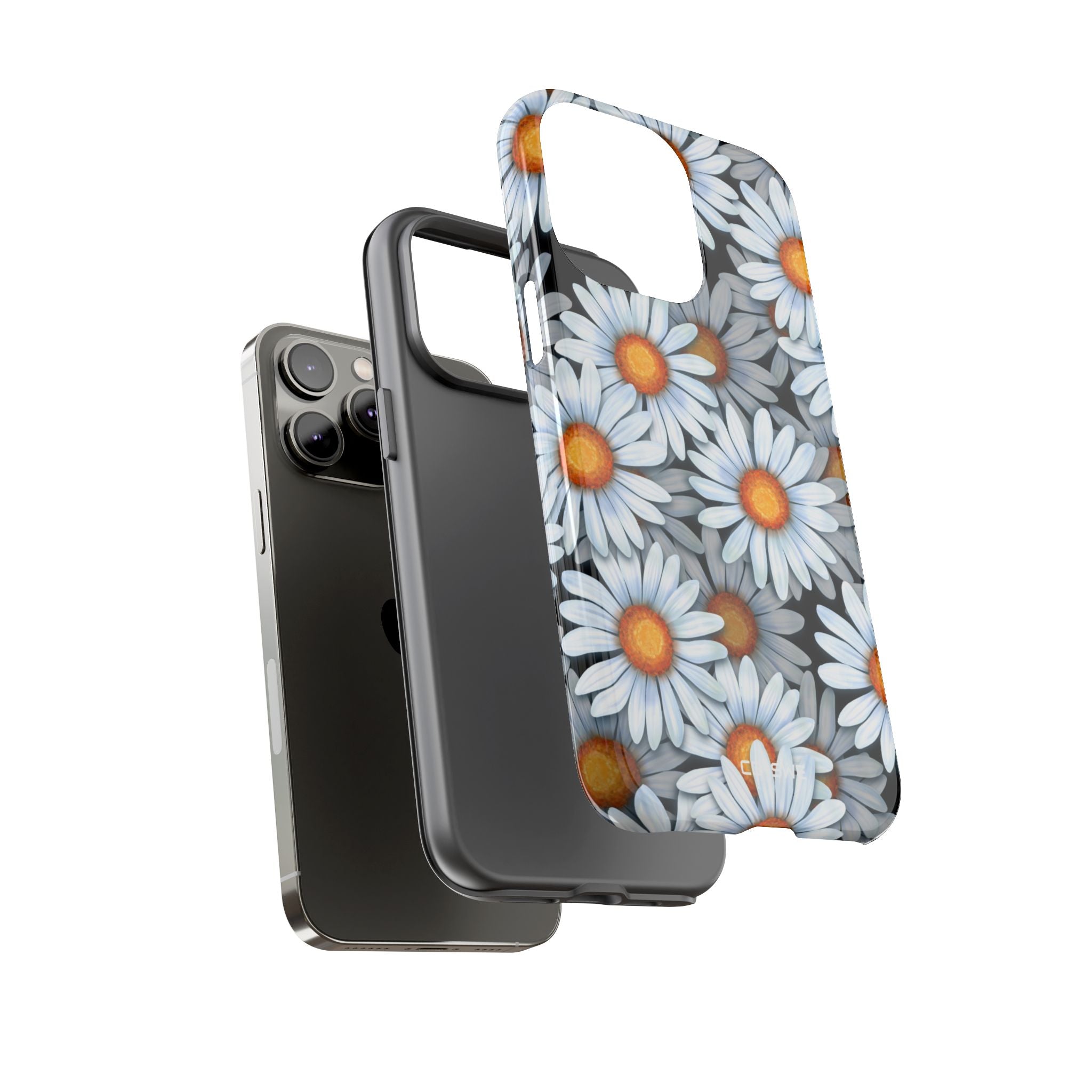 Daisies In Contrast - iPhone Case