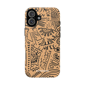 Tribal Harmony: Bold Geometric Dance - for iPhone 16