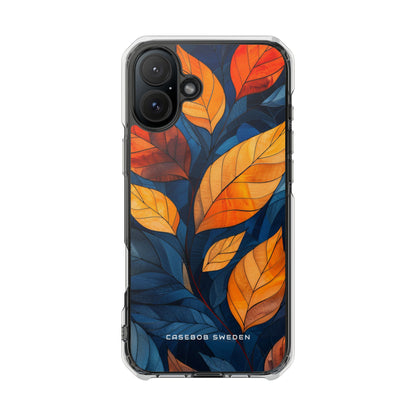 Stained Glass Blossoms iPhone 16 - Clear Impact Phone Case