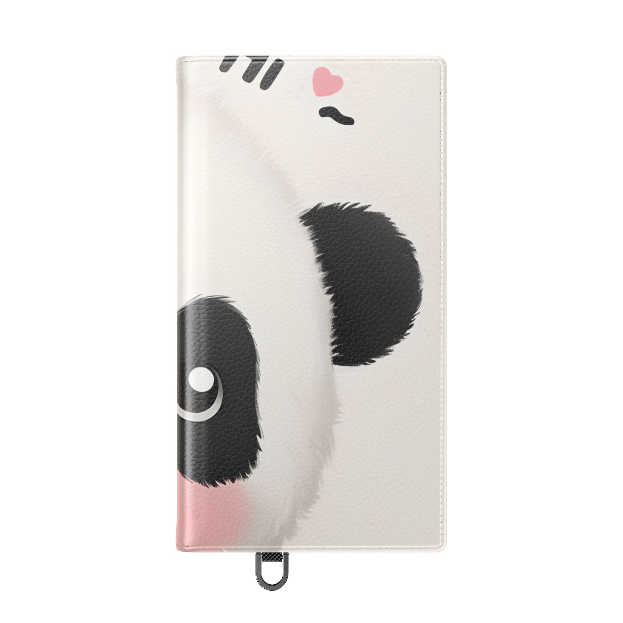 Kurkistava Panda Posliini - Samsung S24 Ultra Case - Lompakkoväline