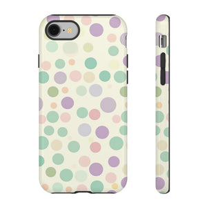 Polka Dot Pastel Harmony - Schutzhülle fürs Handy