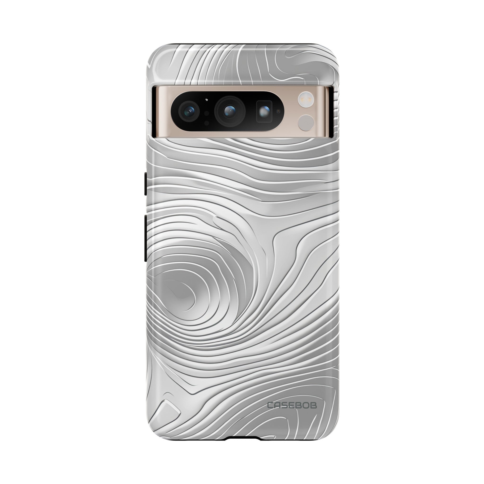 Sleek Grey Minimalism - Protective Phone Case