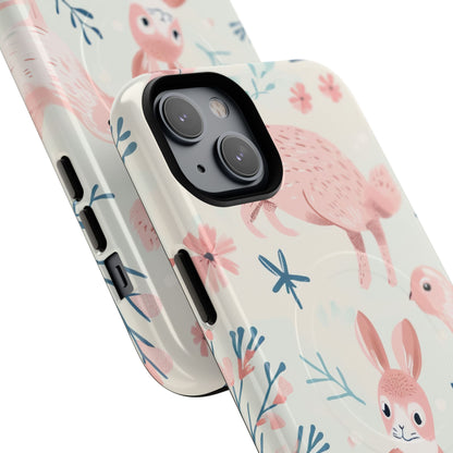 Pastel Whimsical Nature - Tough + MagSafe® iPhone 14 Phone Case