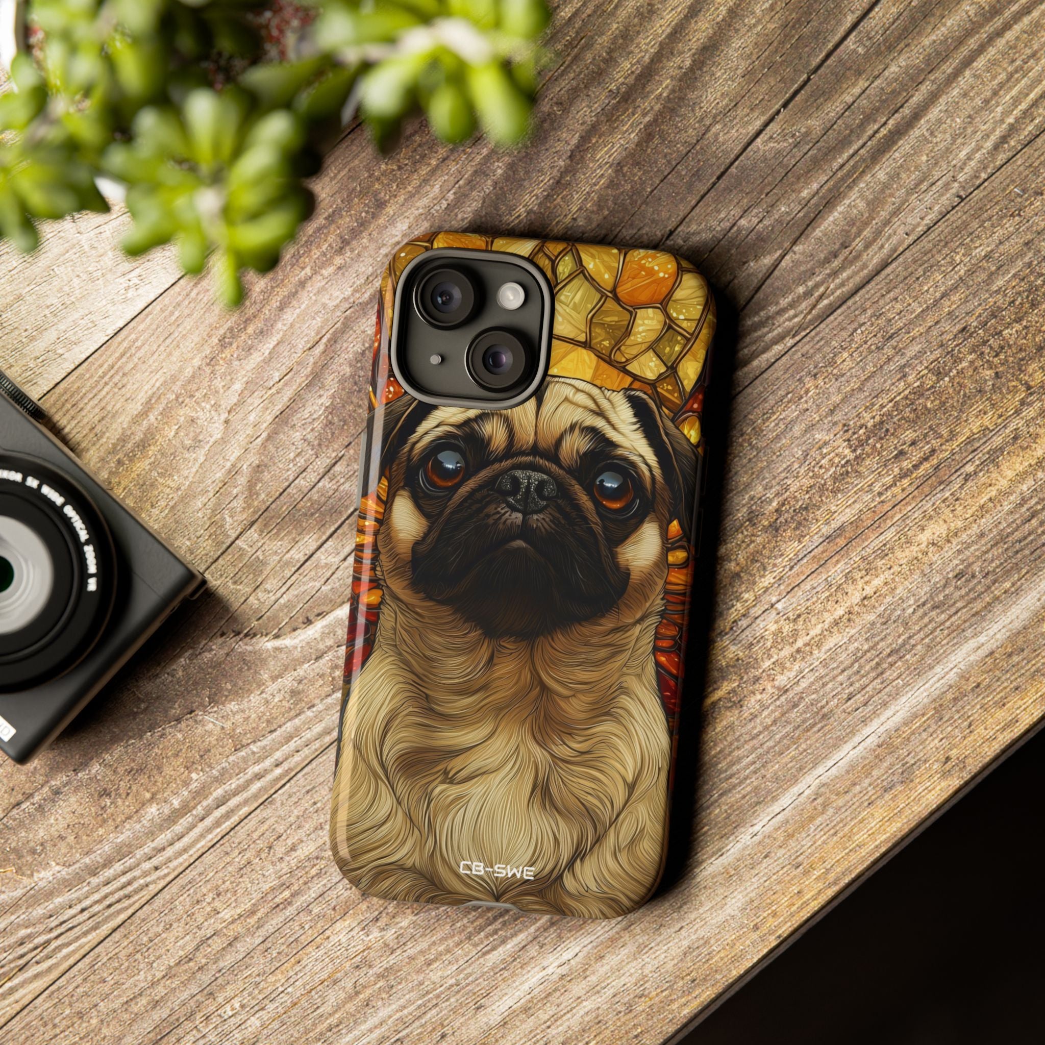 Pug Soars Brightly - iPhone Case