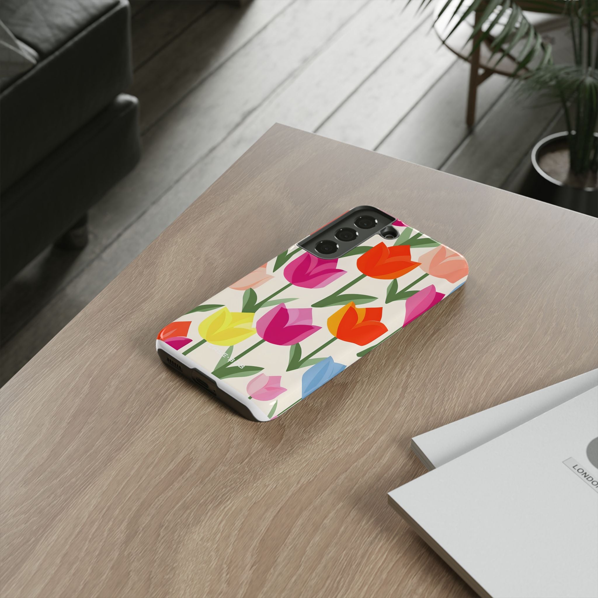 Tulip Harmony Green Samsung S22 Case - Tough