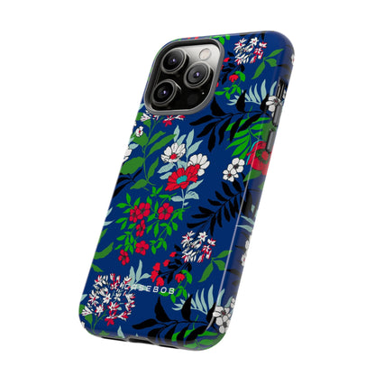 Blue Art Flowerfield - Protective Phone Case