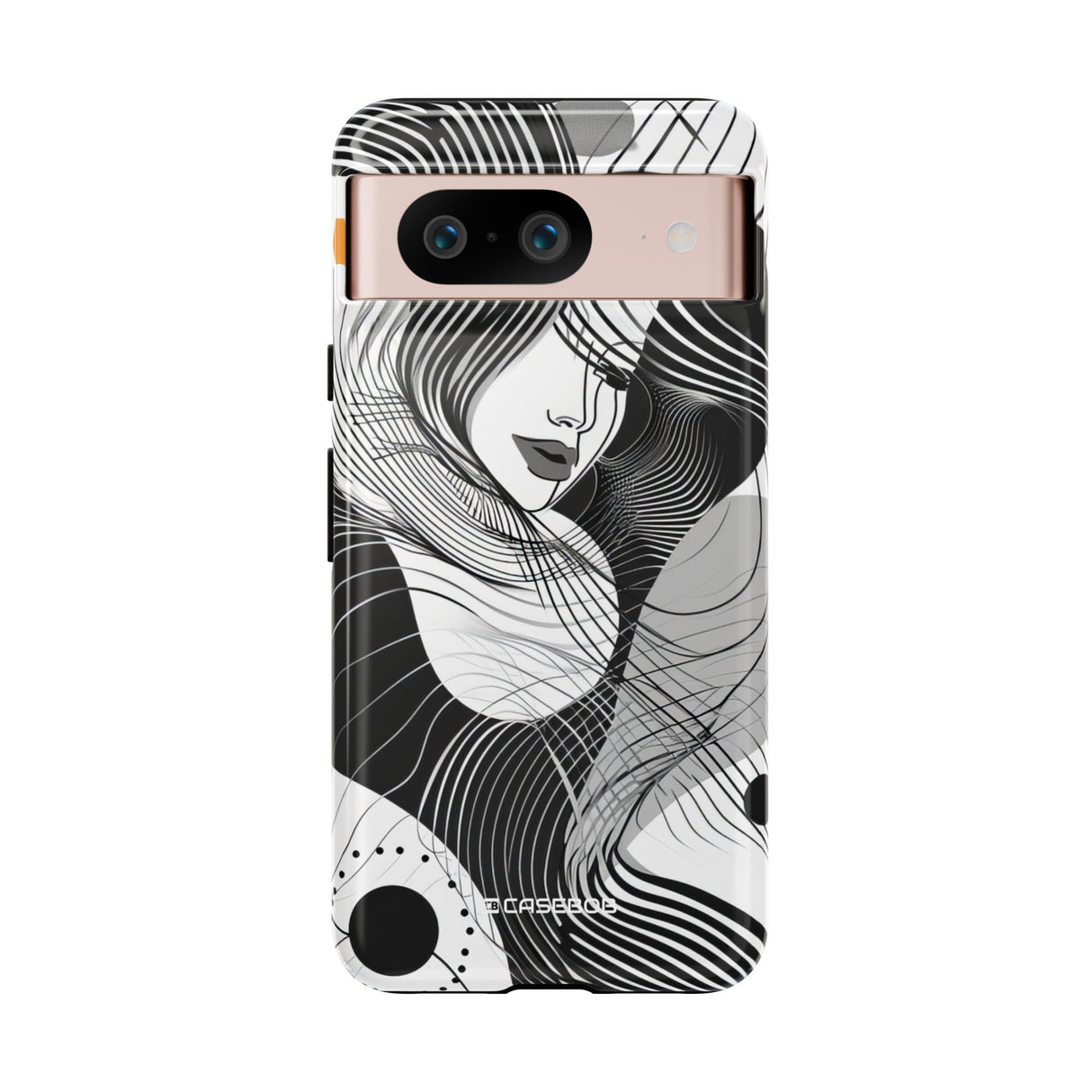 Fluid Noir Rhythm | Protective Phone Case for Google Pixel