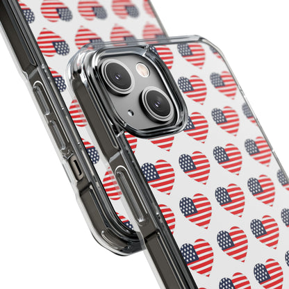 Hearts Embrace Freedom iPhone Case - Impact