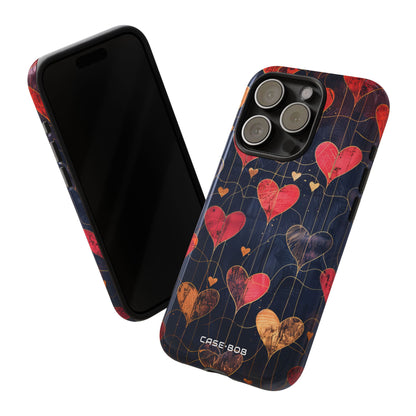 Golden Hearts Network iPhone 15 Pro Case - Tough
