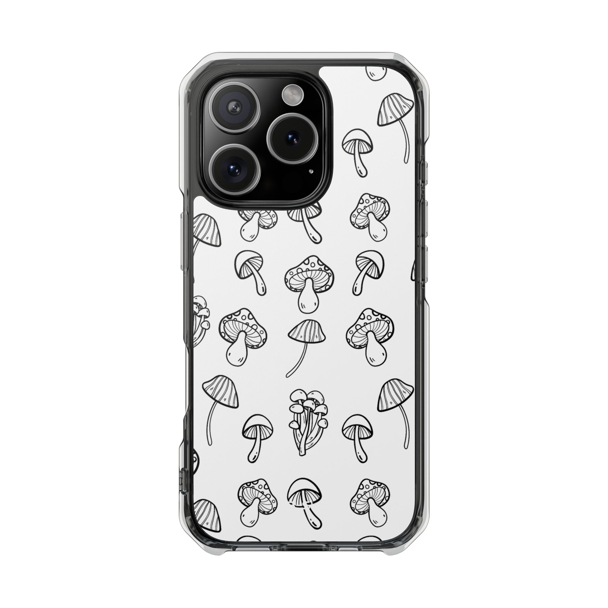 Mushroom Line Play iPhone Case - Impact