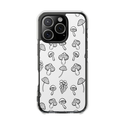 Mushroom Line Play iPhone Case - Impact