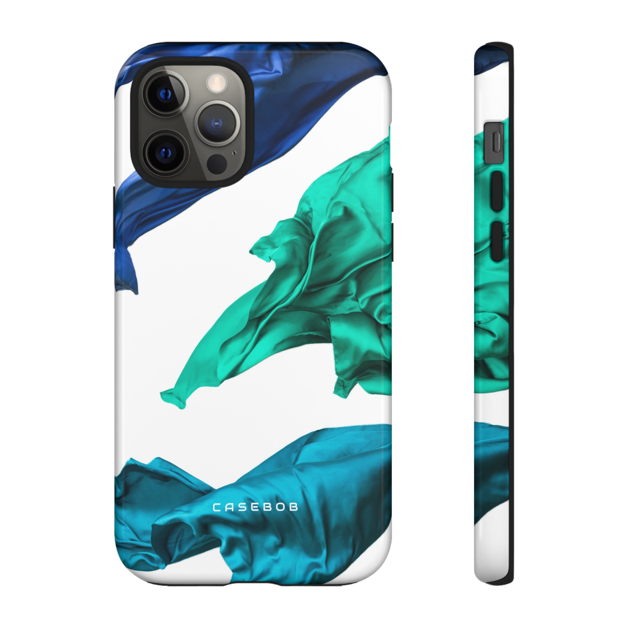 Blue Velvet Fabric - Protective Phone Case