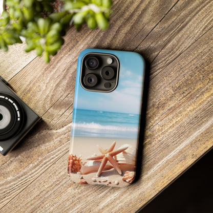 Shells Rest Beneath Waves - iPhone Case