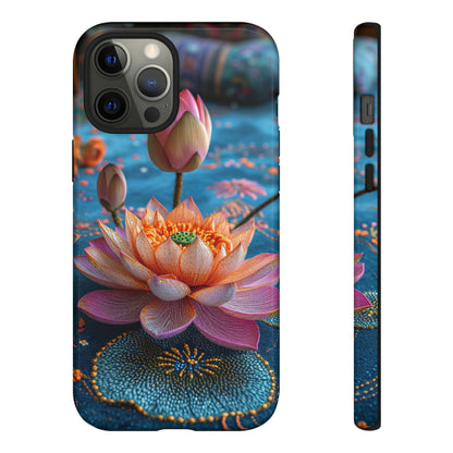 Water Rose Mandala Bliss - Protective Phone Case