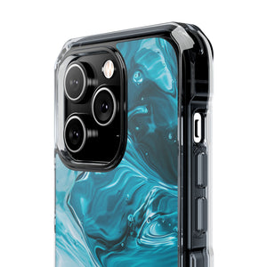 Turquoise Pantone  | Phone Case for iPhone (Clear Impact Case - Magnetic)