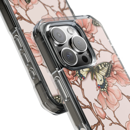 Butterflies and Magnolias Harmony iPhone Case - Impact
