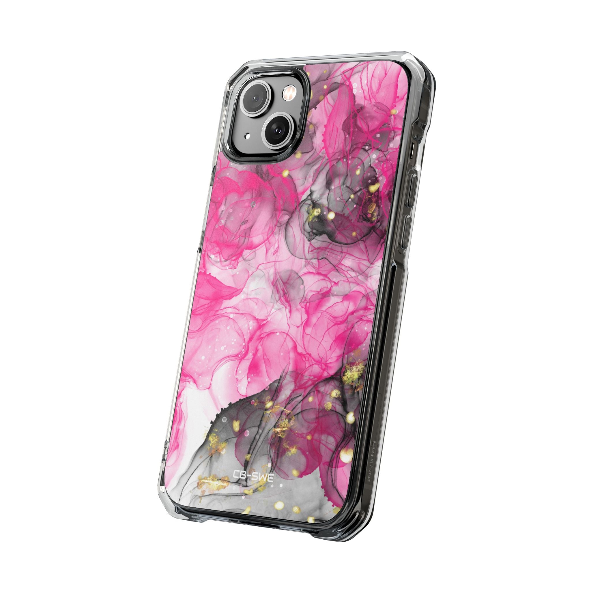 Vibrant Pink Swirls iPhone Case - Impact
