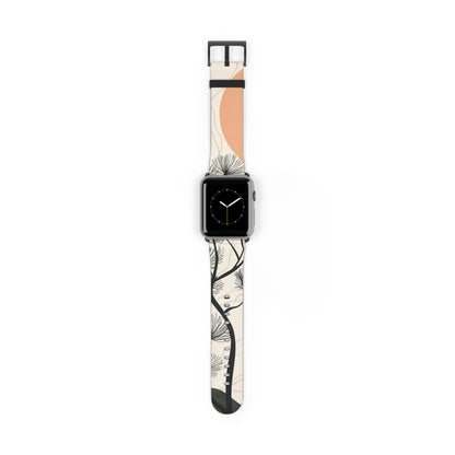 Spiky Tree Sunset - Watch Band