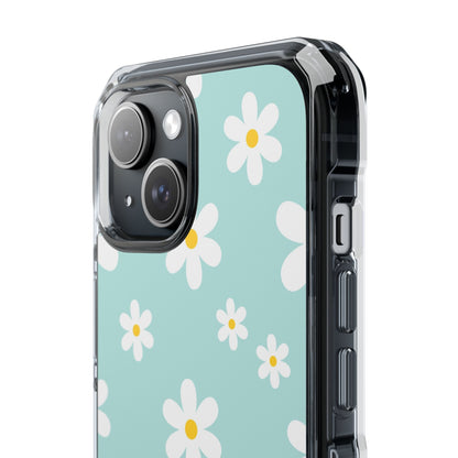 Daisies On Blue iPhone Case - Impact