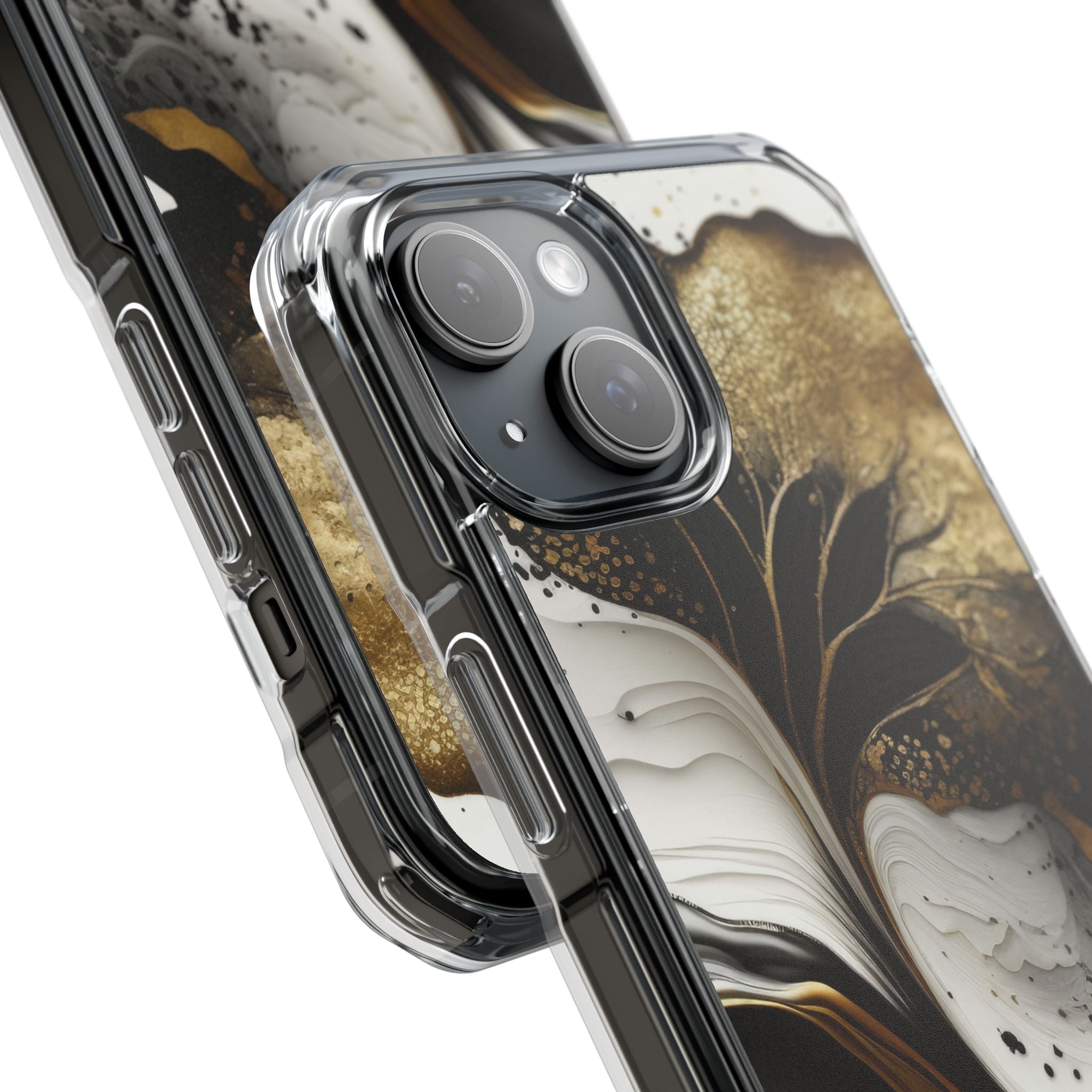 Gold Swirl Elegance iPhone Case - Impact