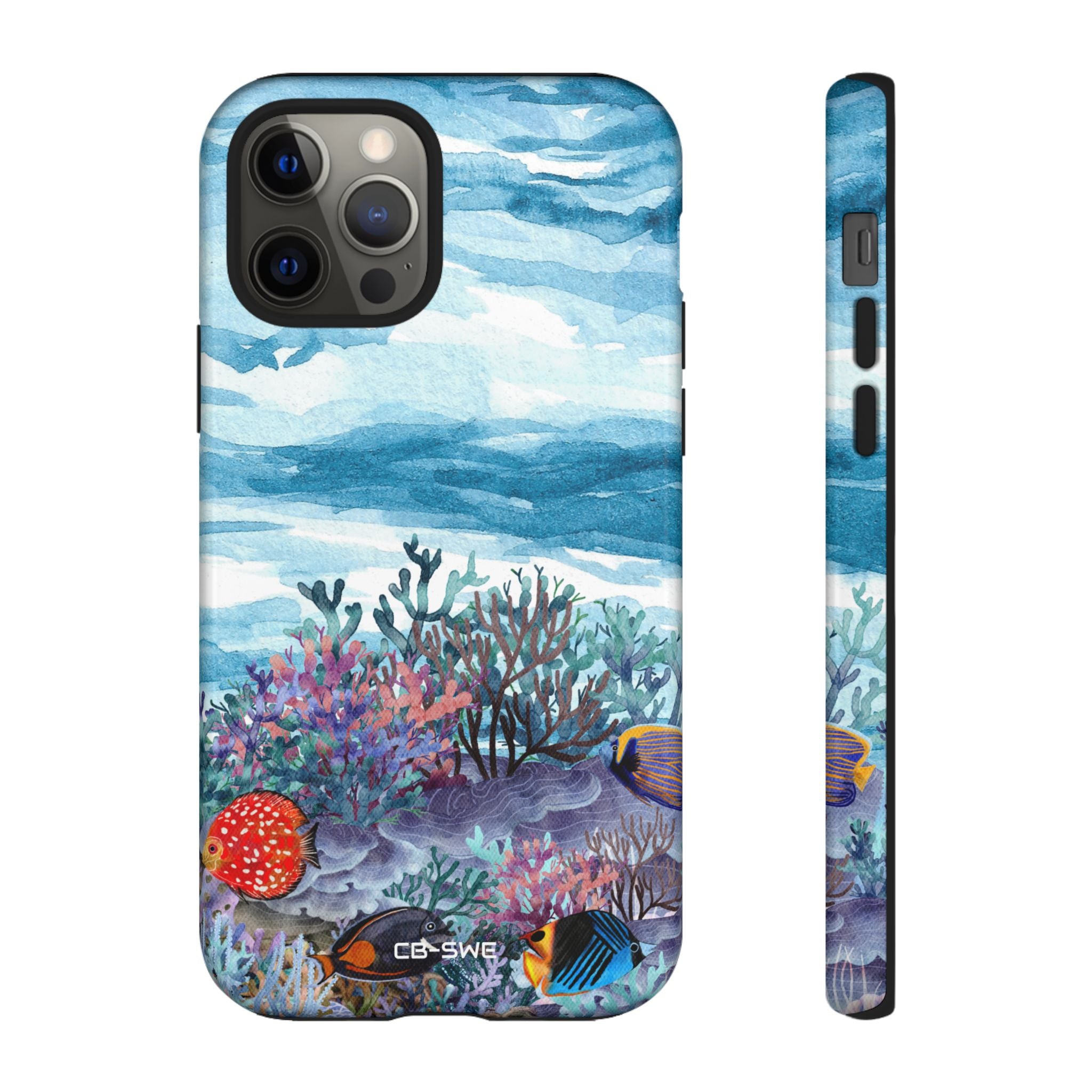 Aquatic Life Watercolors - iPhone Case