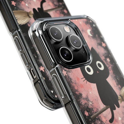 Whimsical Cat Soars iPhone Case - Impact