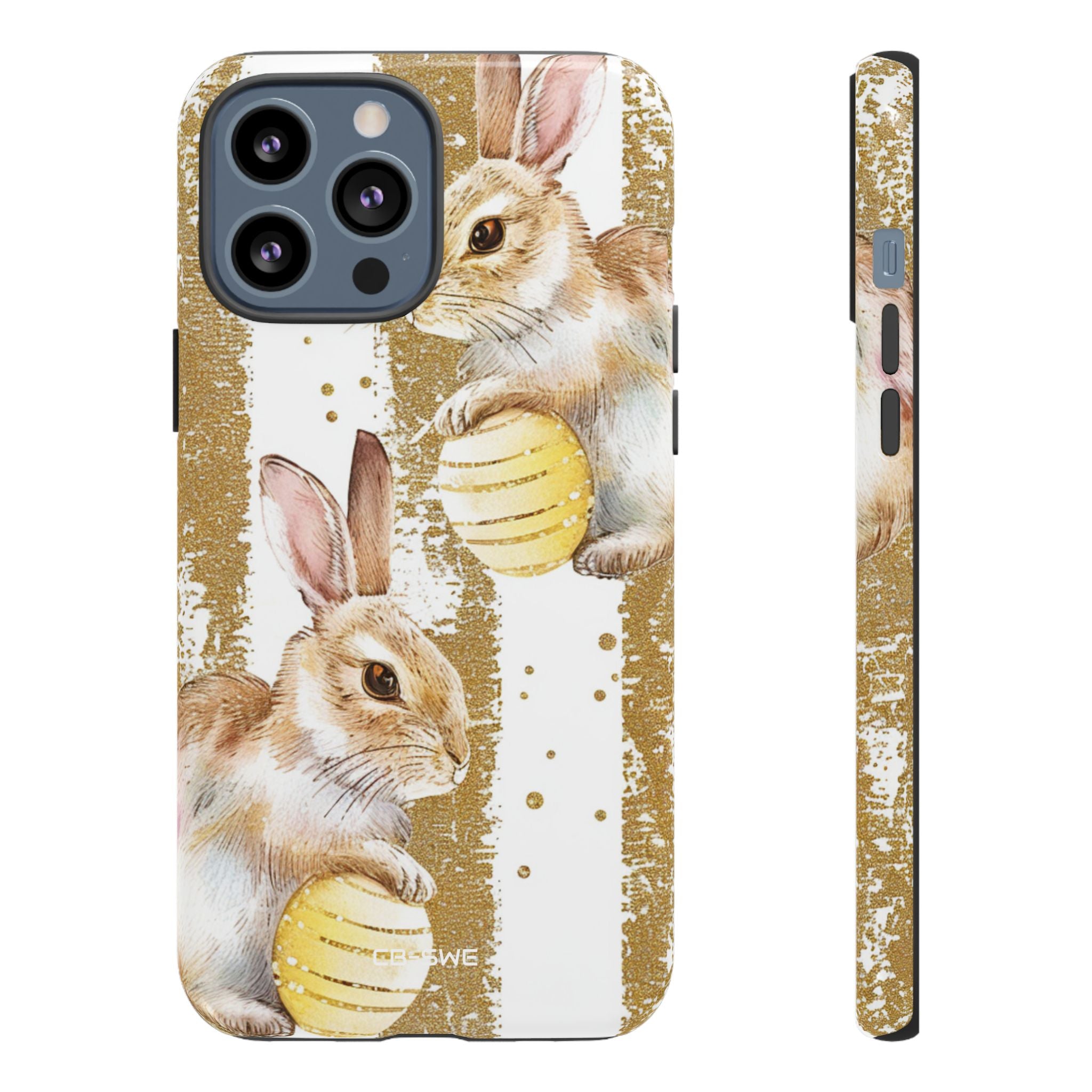 Bunnies Hold Eggs - iPhone Case