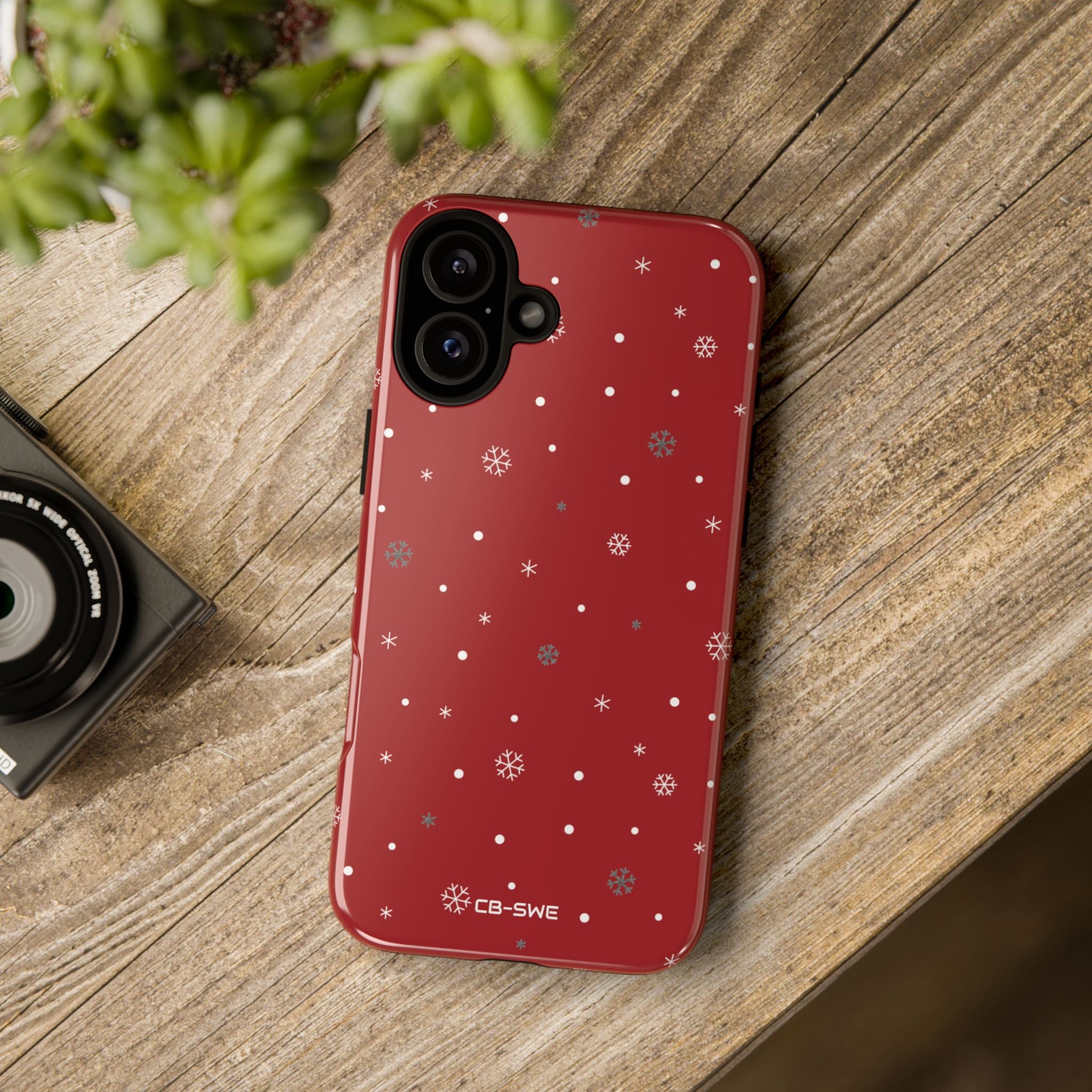 Snowflakes Dance Cheerfully - iPhone Case