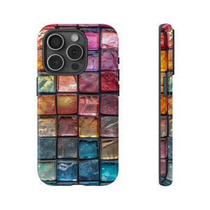 Pastell Mosaik Eleganz - Schutzhülle fürs Handy