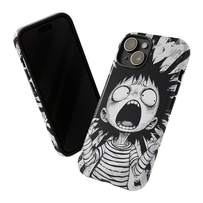 Screaming Stripes iPhone 15 Case - Tough