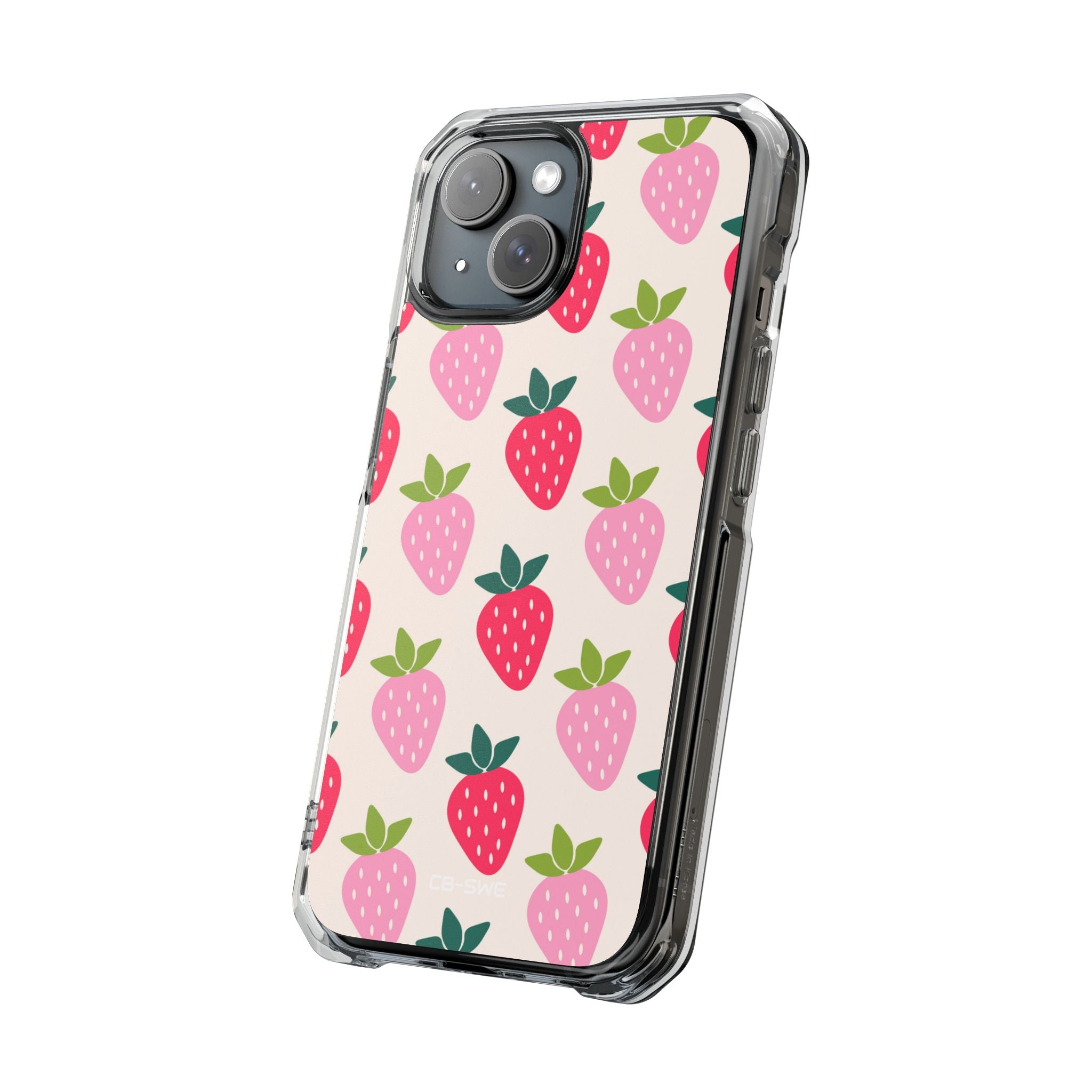 Vibrant Strawberry Rhythm iPhone Case - Impact