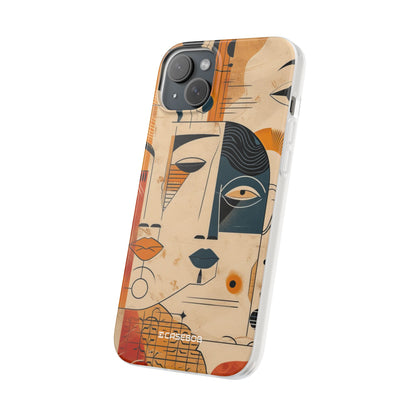 Cubist Introspection | Flexible Phone Case for iPhone