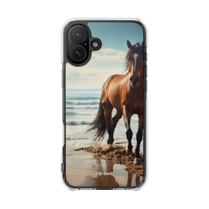 Horse Gallops Shoreline iPhone Case - Impact