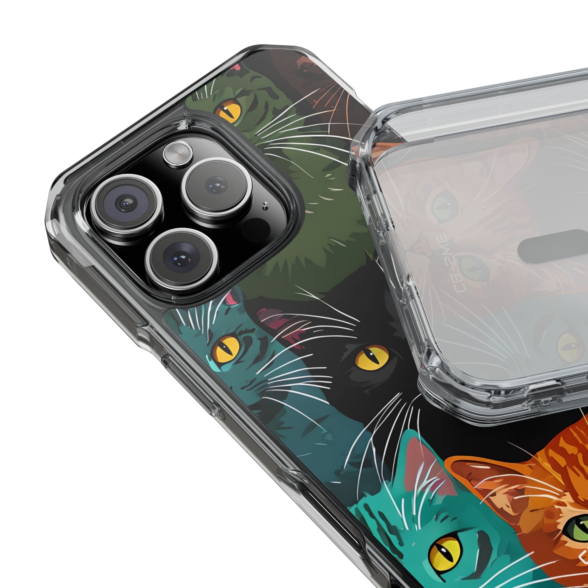 Colorful Cat Charisma iPhone Case - Impact