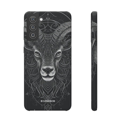 Mystic Ram Mandala | Slim Phone Case for Samsung