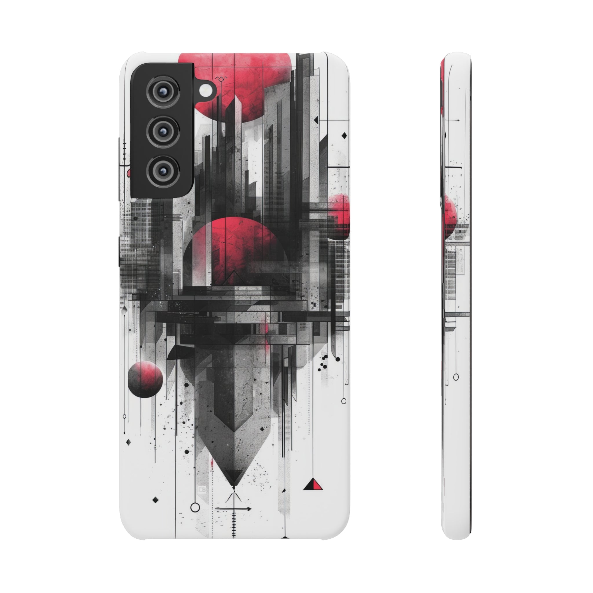 Cyber Gridscape | Slim Phone Case for Samsung